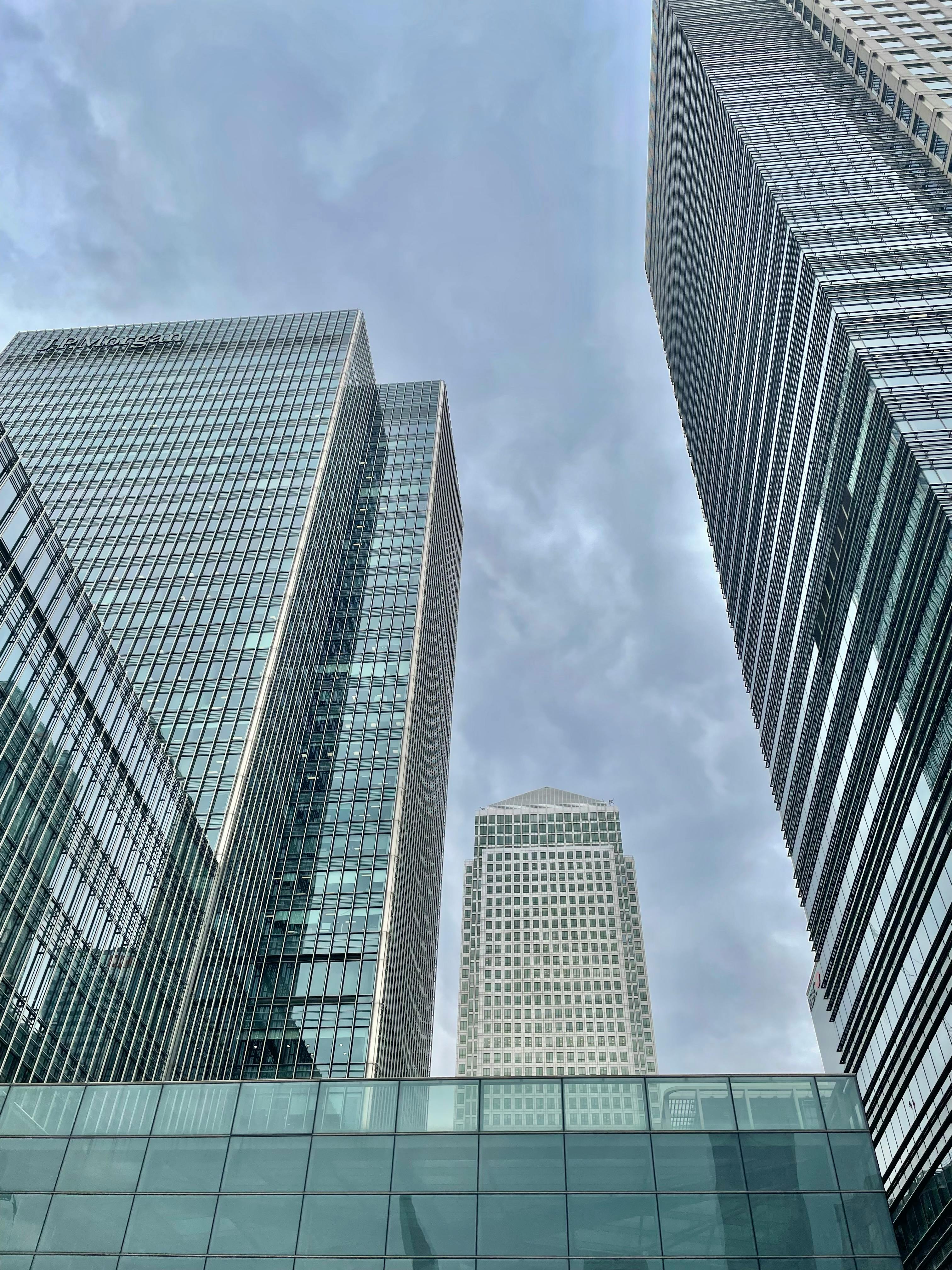 Bank building exterior